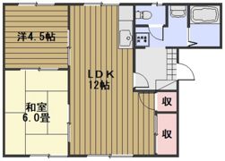 ロジュマン福田の間取り画像
