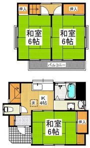 新座2丁目貸家の間取り画像