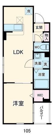 Tres美麗の間取り画像
