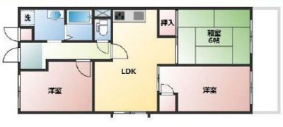 ガーデンハイツ箕面瀬川の間取り画像