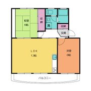 駅北マンション A棟の間取り画像