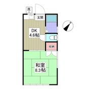 ハイツ元町Aの間取り画像