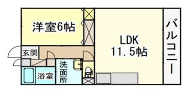 サンライト富田の間取り画像