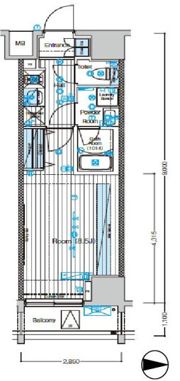 ブライズ方南町の間取り画像