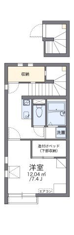 レオネクストスイートピーの間取り画像