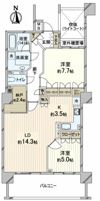 クレアトール代々木大山町の間取り画像