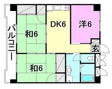フェリオ市駅西2の間取り画像