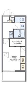 レオパレス高良の間取り画像