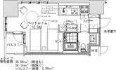 S-RESIDENCE千種belvia TOWERの間取り画像