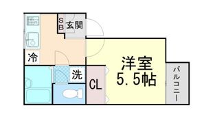パセオ間谷の間取り画像