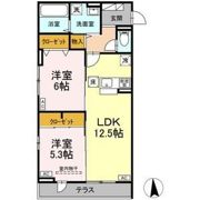 D-ROOM小田原2丁目Aの間取り画像