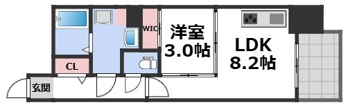 S-RESIDENCE天満橋arの間取り画像