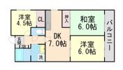 プチエール小野原の間取り画像