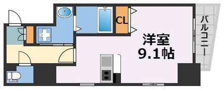 プレサンス中之島公園パークレジデンスの間取り画像