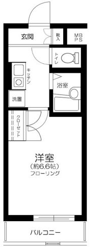 メインステージ目黒南の間取り画像