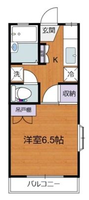武蔵野コーポラスAの間取り画像