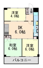 サンライフつちやの間取り画像