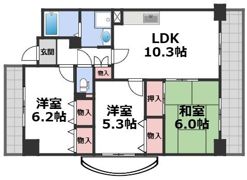 エレガンス巽の間取り画像
