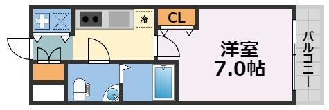 ベルエ難波西の間取り画像