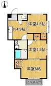 レジデンスTAKAKI A棟の間取り画像