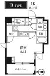 レオーネ押上cubeの間取り画像