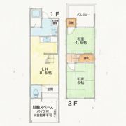 枚方市都丘町貸家の間取り画像