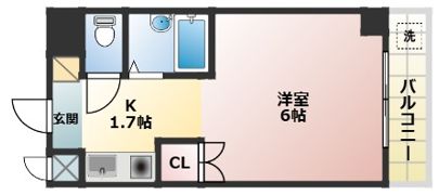 グラヴィB棟の間取り画像