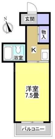 ハイツアミーゴ Aの間取り画像