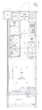 ザ・レジデンス・オブ・トーキョーKK06の間取り画像