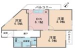 カルチェ六甲台の間取り画像