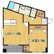アンビエンス小倉駅前の間取り画像