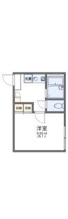 レオパレスパルファンの間取り画像