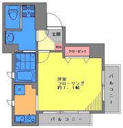 朝日マンションの間取り画像