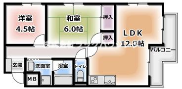 アヴニール1・2番館の間取り画像