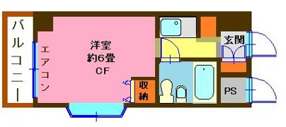 ライオンズマンションヨコハマ戸部の間取り画像