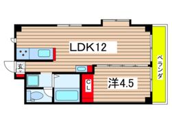 森兼マンションの間取り画像