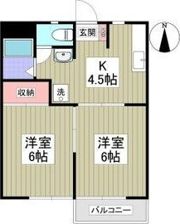 かしまハイツAの間取り画像