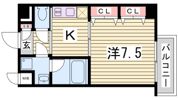 S-FORT神戸小河通の間取り画像