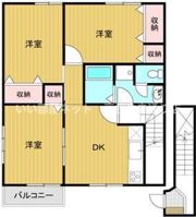 ドゥヴァンレコールB棟の間取り画像