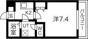 クレフラスト野並B棟の間取り画像