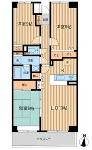 プロスペクト浦和常盤の間取り画像