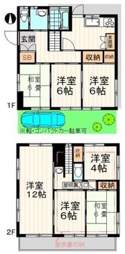 貸家 杉並区清水の間取り画像