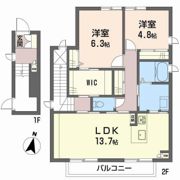 カーサ・ルナブルーの間取り画像