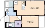 仮称）倉敷中島新築アパートA棟の間取り画像