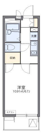 レオパレスBELLの間取り画像