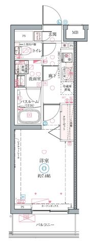 クレヴィスタ墨田の間取り画像