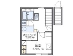 レオパレスまつえの間取り画像