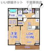 D-ROOM末広Ⅰ Bの間取り画像