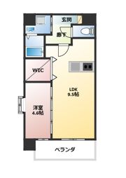 シュライン恵比寿タワーレジデンスの間取り画像