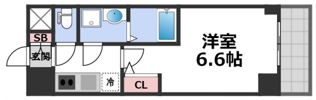 エスリード大阪上本町グリーズの間取り画像